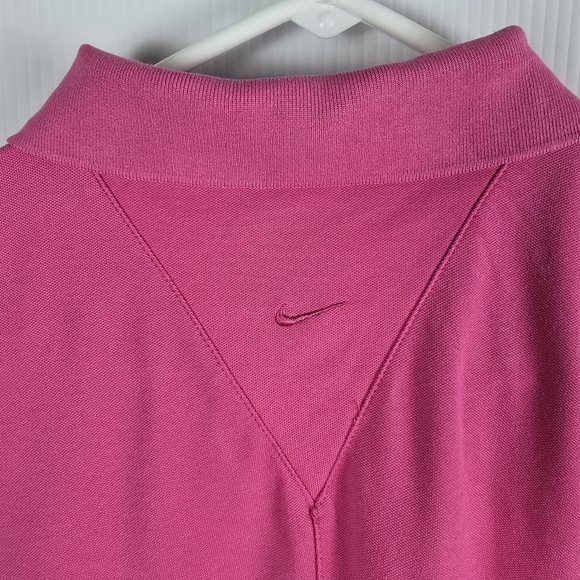 NIKE Women's Golf Victory Polo, Hot Pink Force, Large 12-14 Sleeveless Collared - Picture 6 of 9